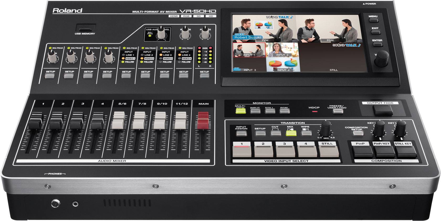 is more than Traditional Go down Roland VR-50HD Switcher - Holt AV